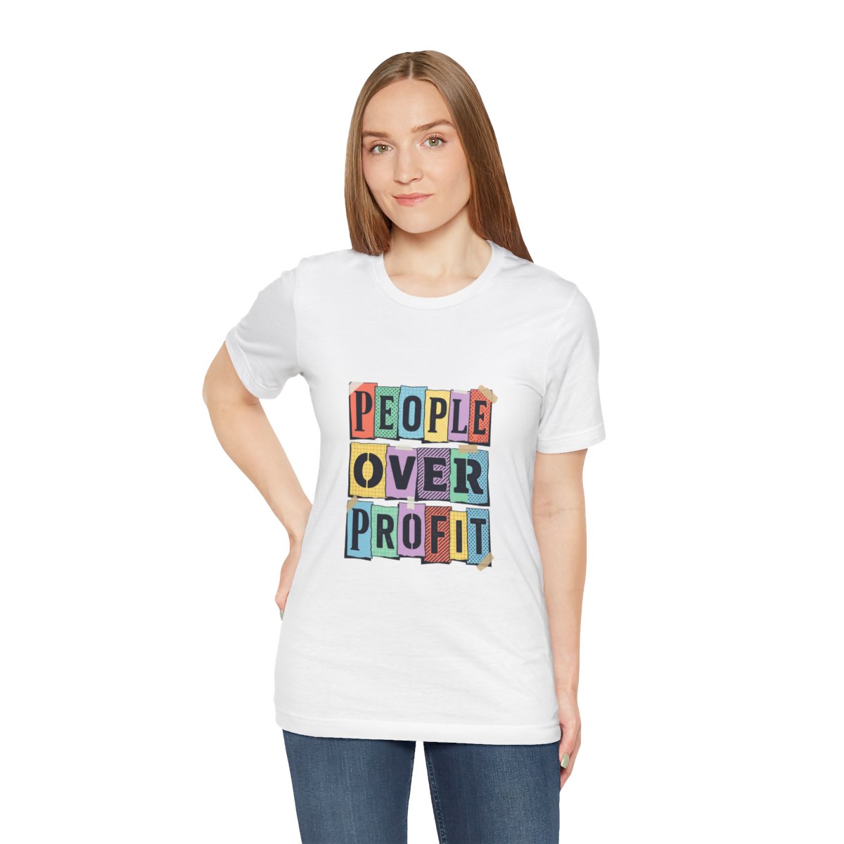 People Over Profit tee