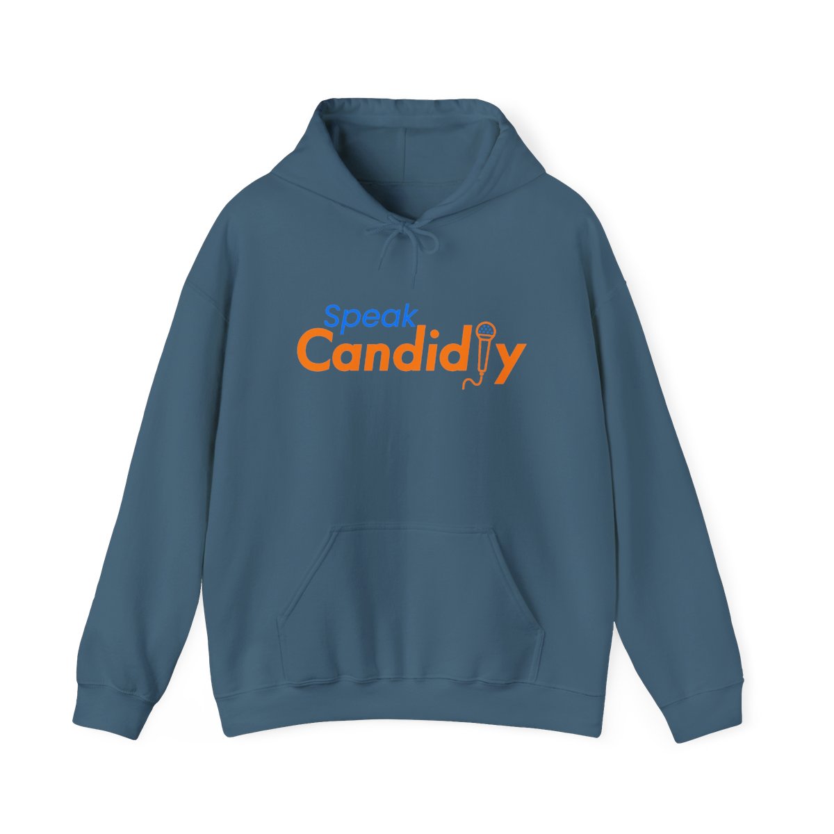 Speak Candidly hoodie, indigo