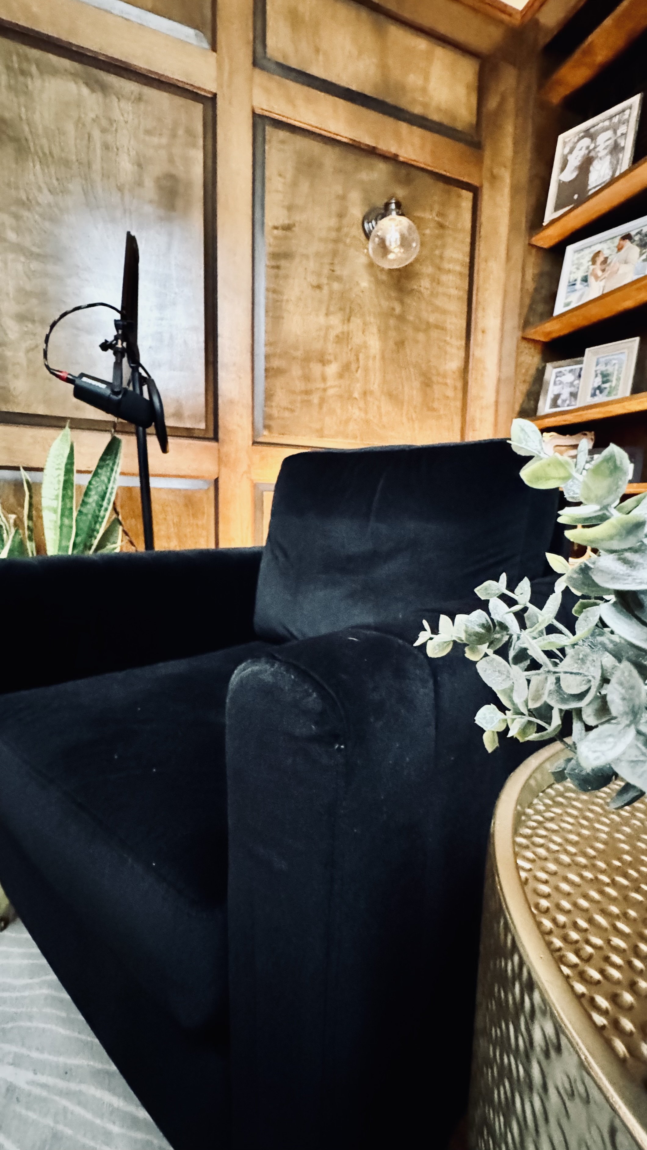 Inside the studio